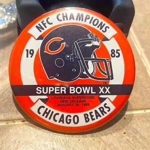 Vintage 1985 NFC Champions Super Bowl XX pin